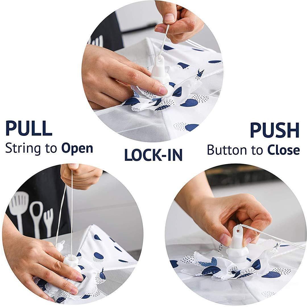 Reusable & Collapsible Food Cover Tent | Foldable Mesh Food Protector for Indoor & Outdoor