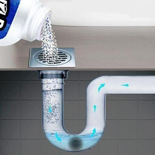 Powerful Drain Blockage Cleaner Sink