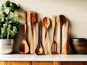 Sheesham Wood Spatula Set – Premium Handmade Kitchen Utensils (Pack of 7)